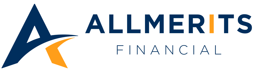 Allmerits dark text logo